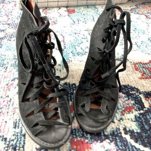 Jeffrey Campbell Lace-up Block Heels